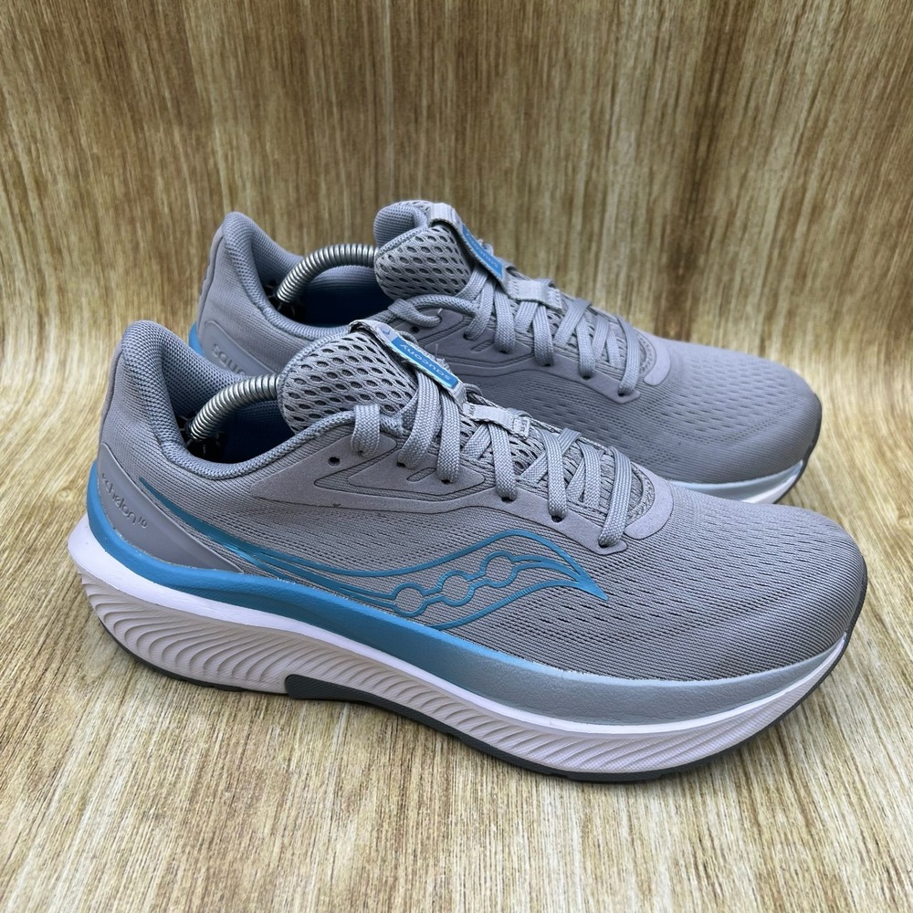 Saucony Echelon 10 Running Shoes Women's Size 7.5 Grey Blue Sneakers S11044-104